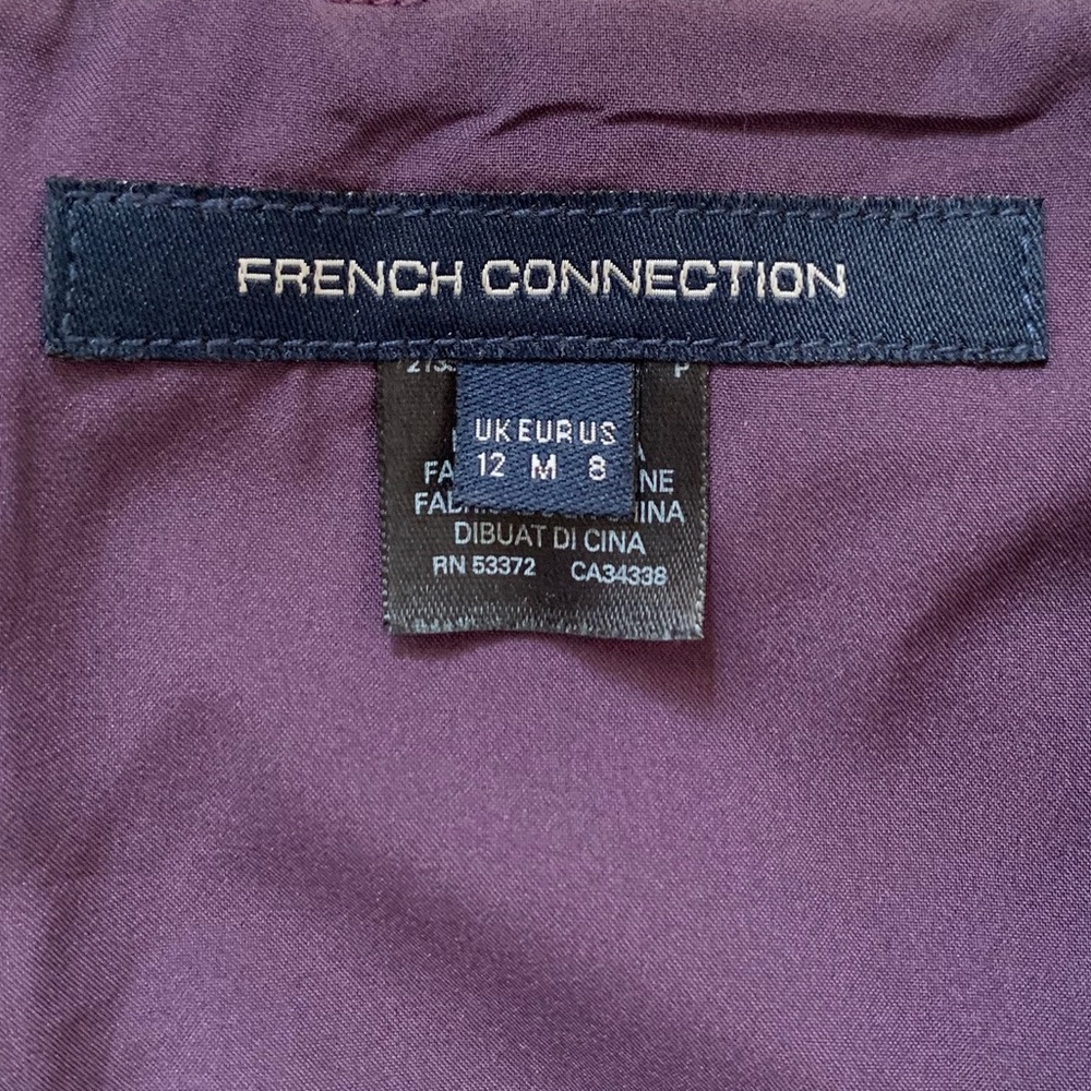 FRENCH CONNECTION Purple Holiday Whisper Dress - Picture 8 of 8
